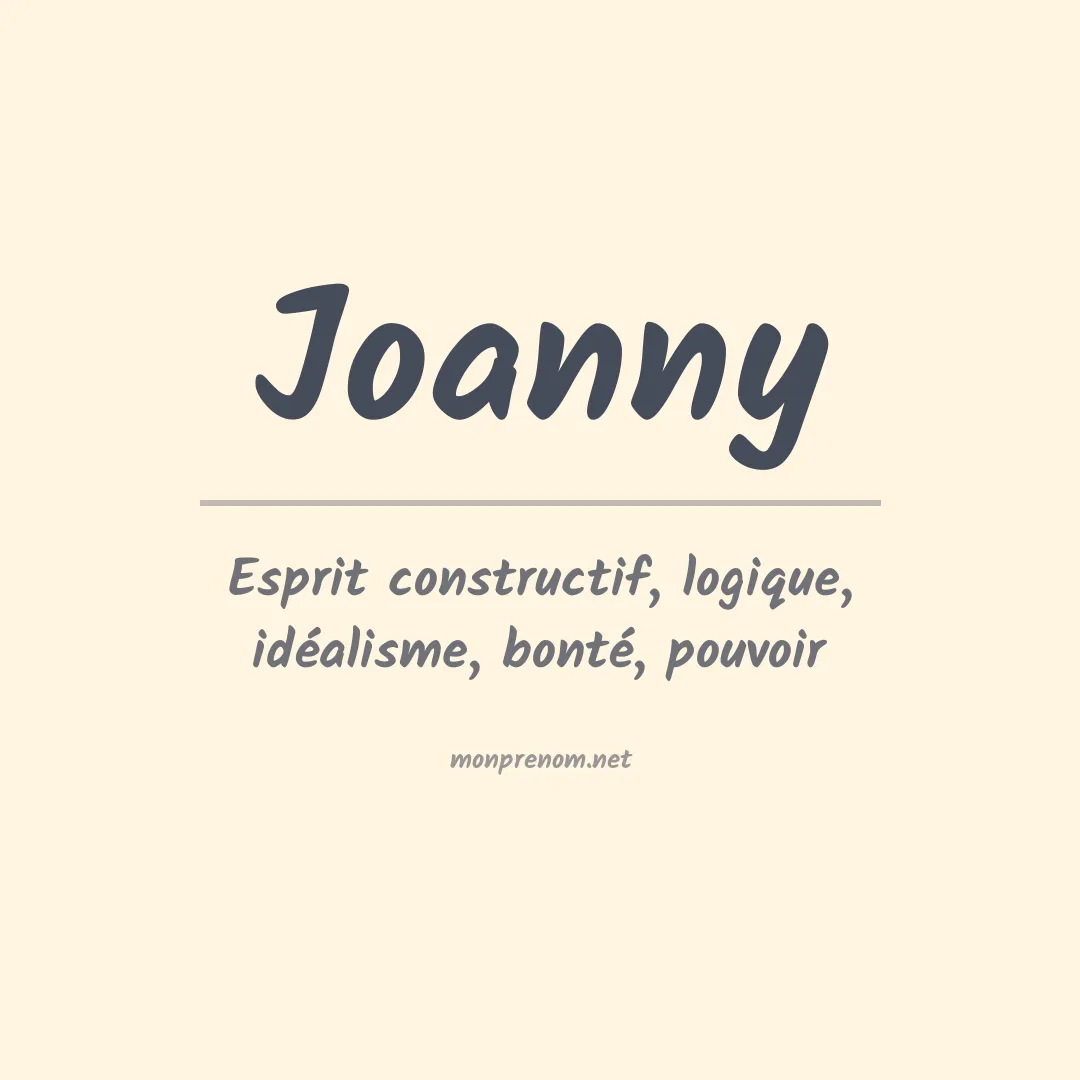 Prénom Joanny