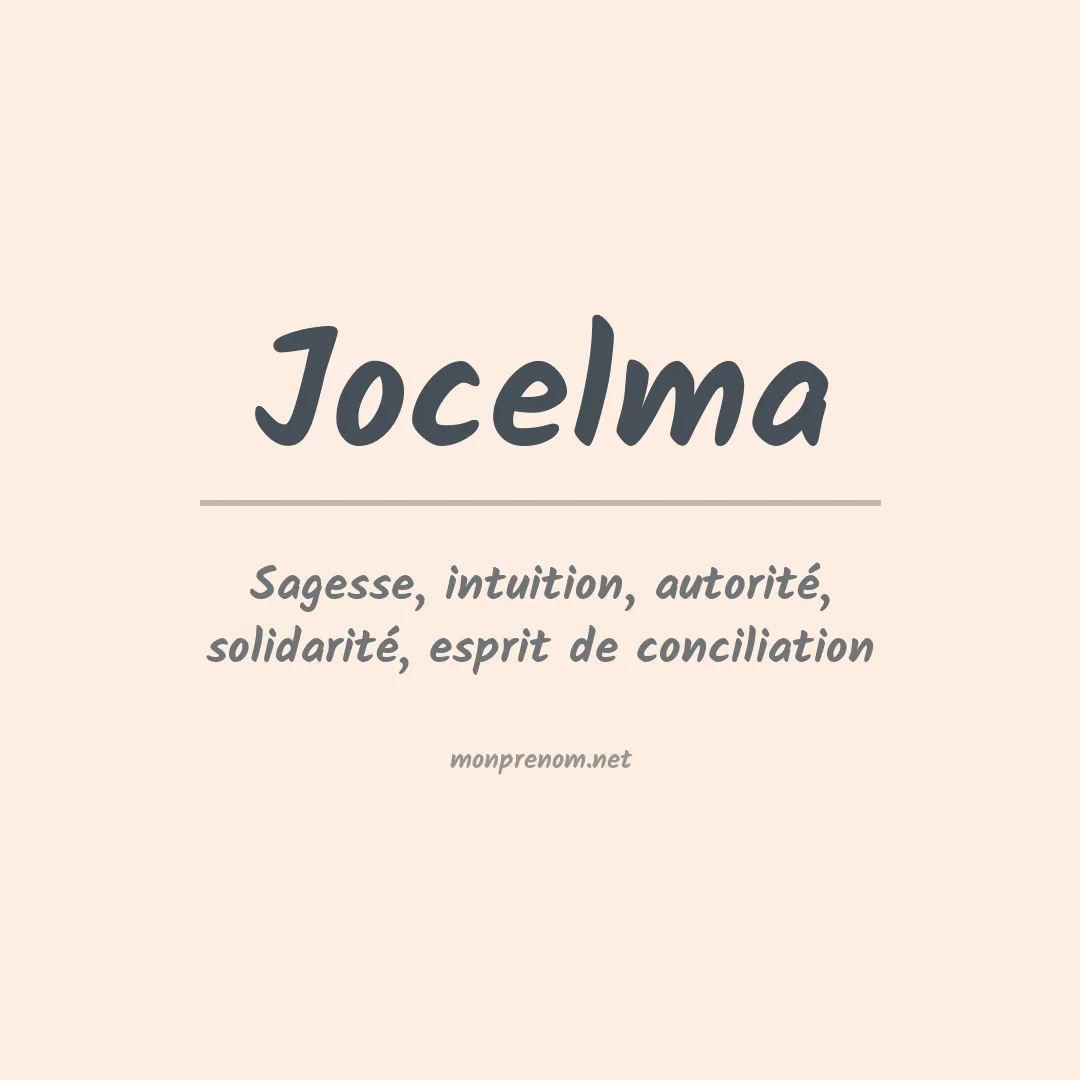 Prénom Jocelma