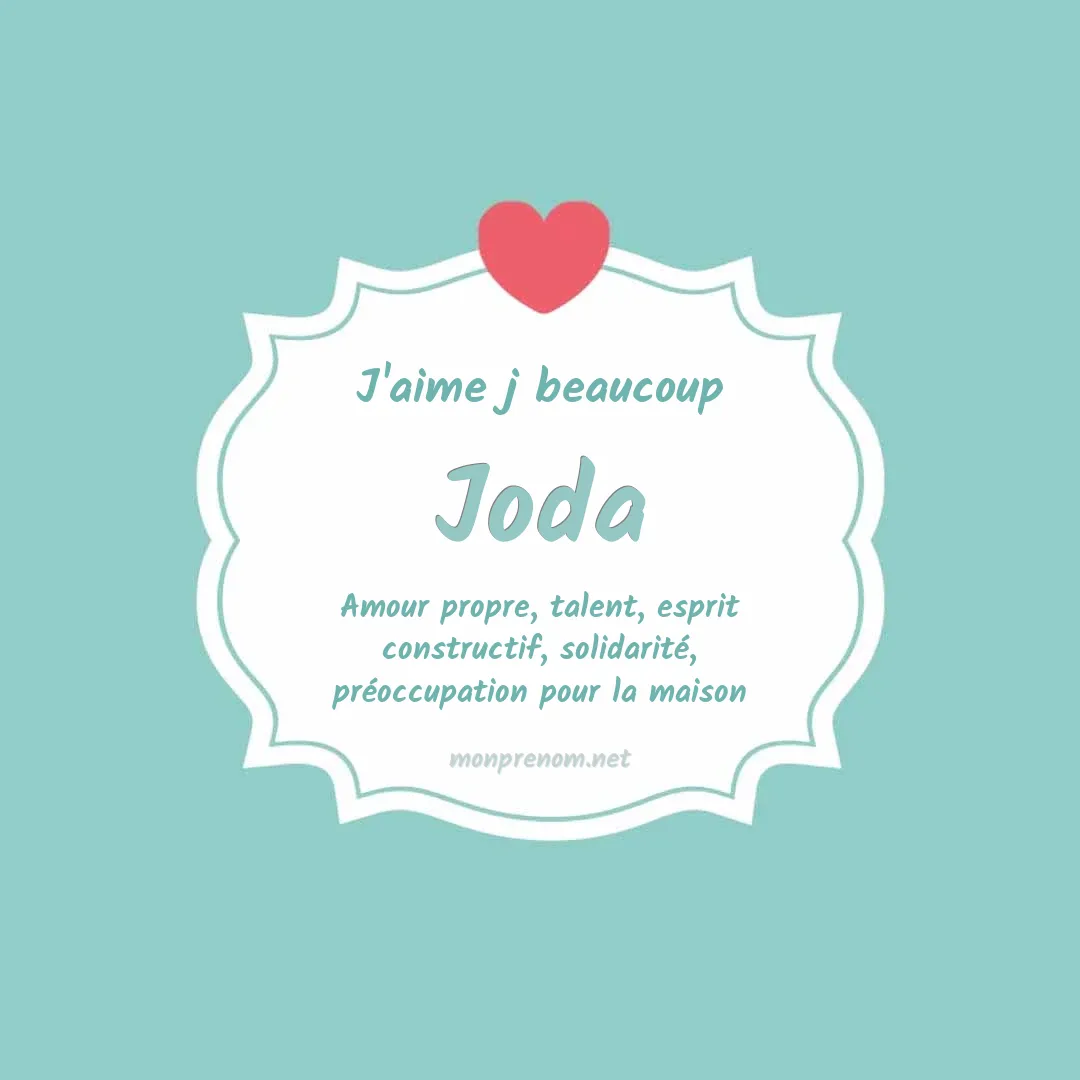 J'aime beaucoup Joda