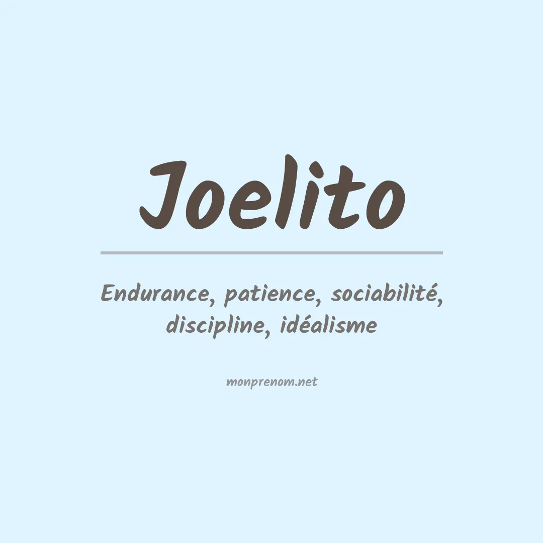 Prénom Joelito