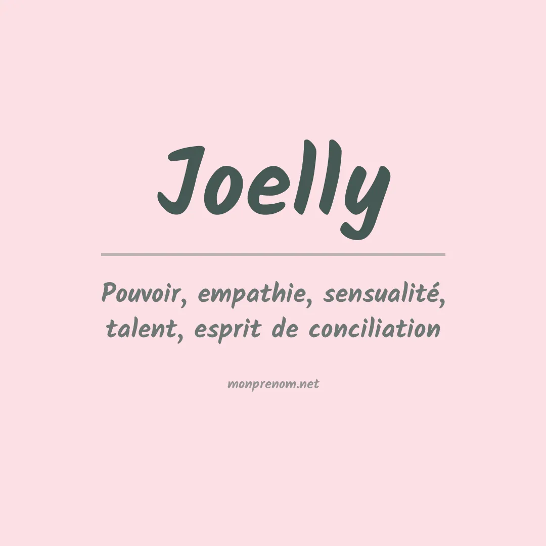 Prénom Joelly