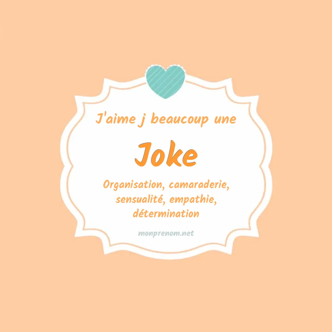J'aime beaucoup Joke