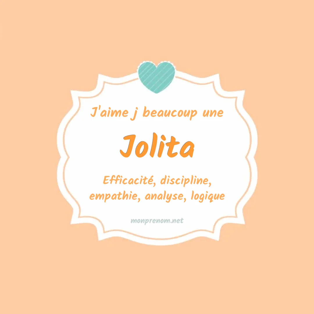J'aime beaucoup Jolita