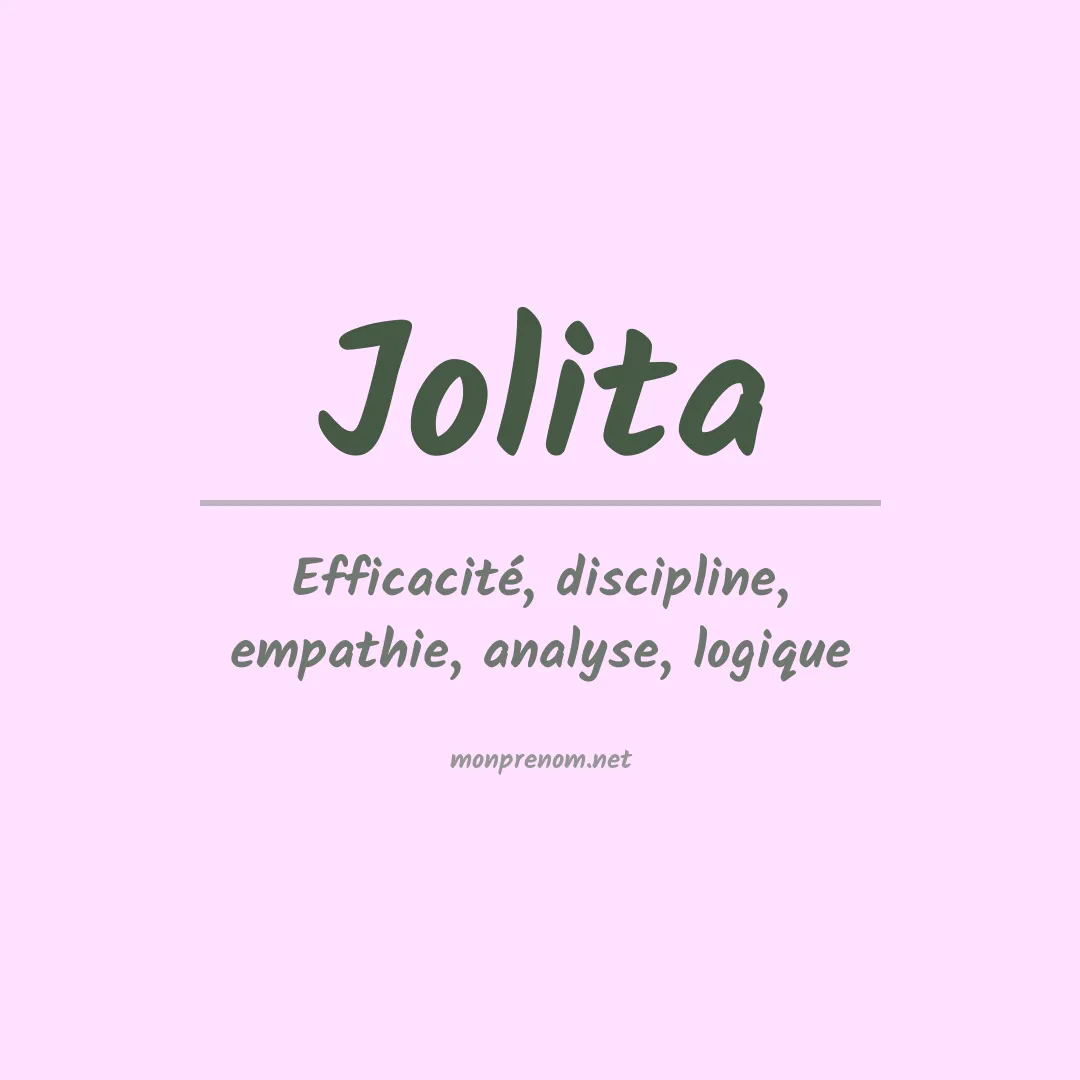 Prénom Jolita
