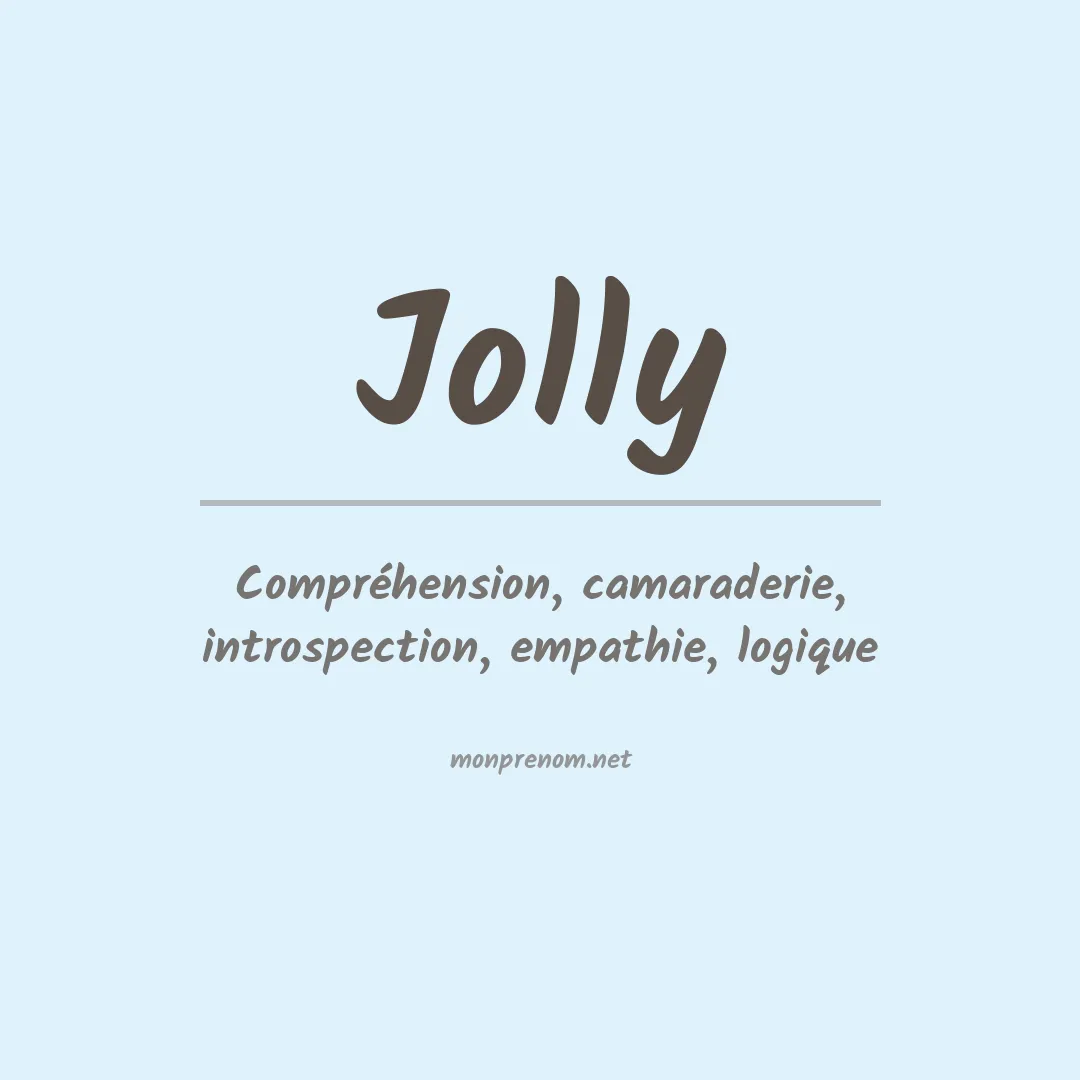 Prénom Jolly