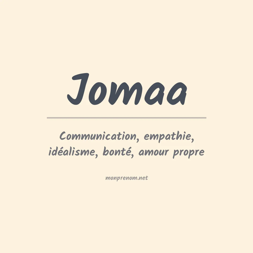 Prénom Jomaa