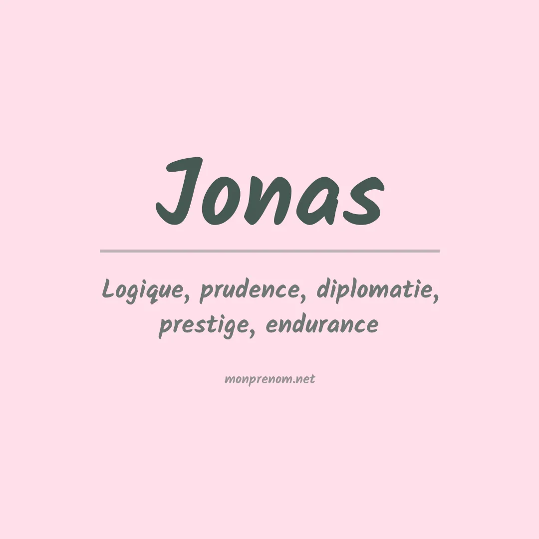 Prénom Jonas