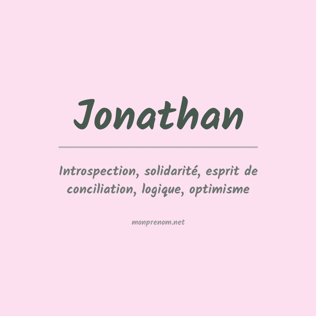 Prénom Jonathan