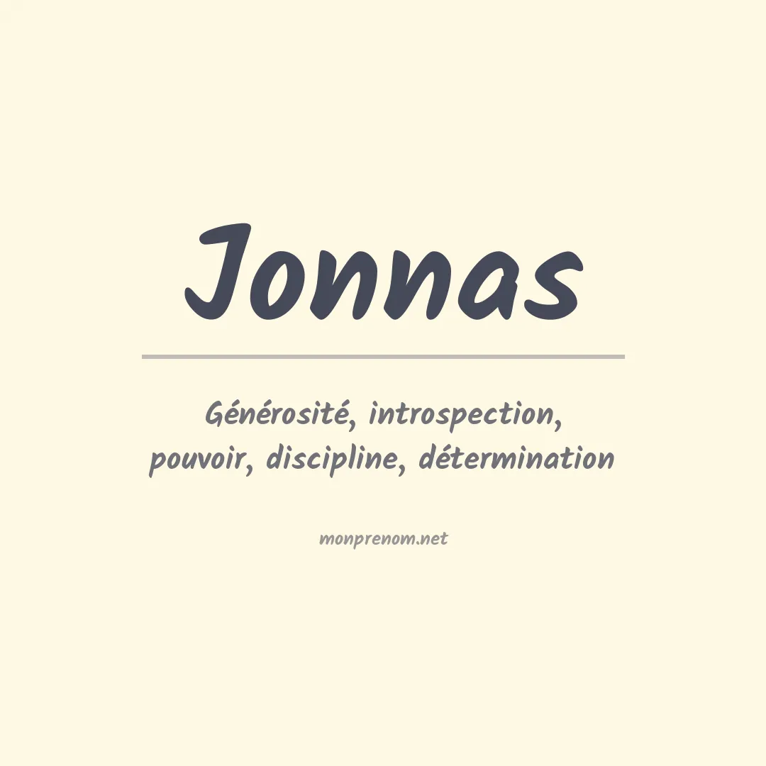 Prénom Jonnas