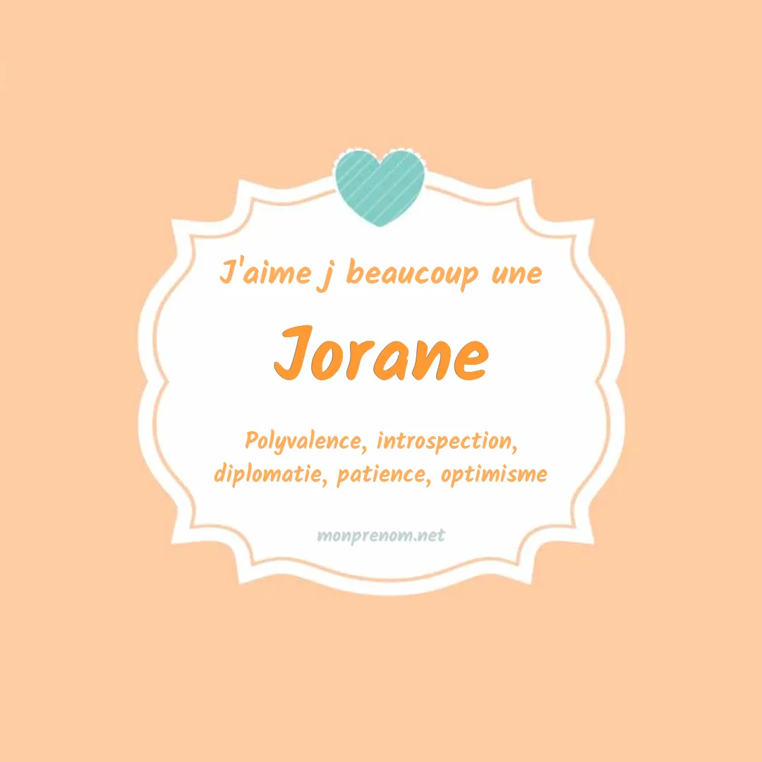 J'aime beaucoup Jorane