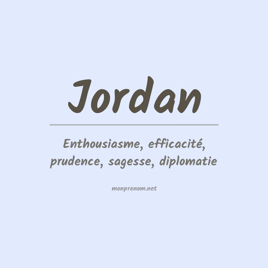 Prénom Jordan