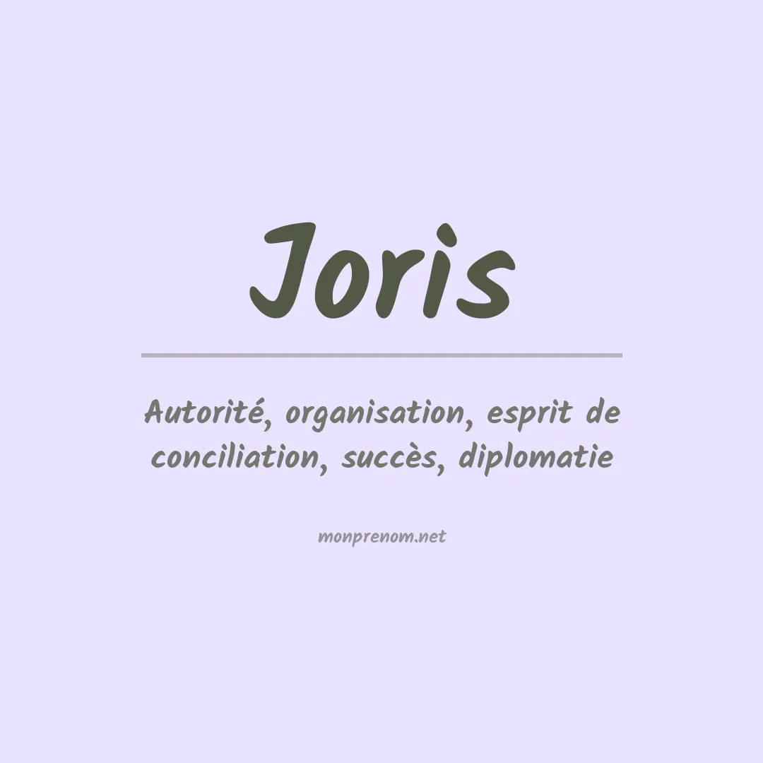 Signification du prénom Joris
