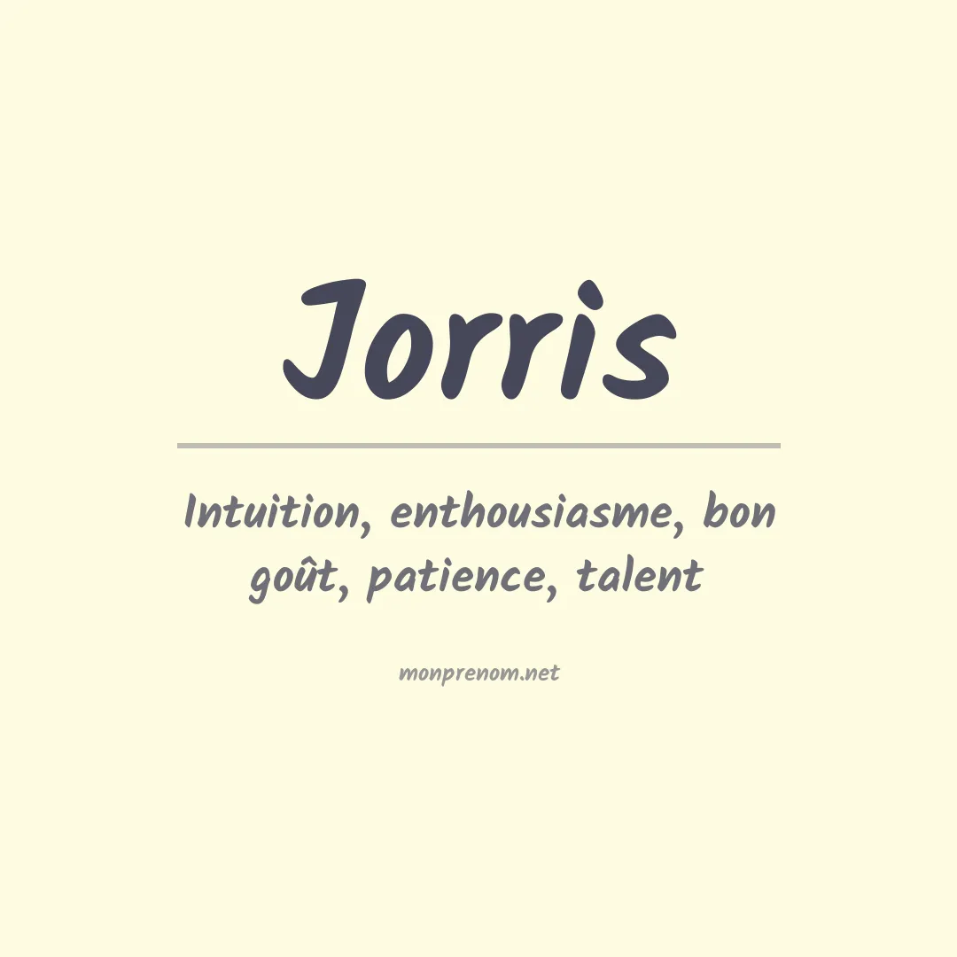 Signification du prénom Jorris