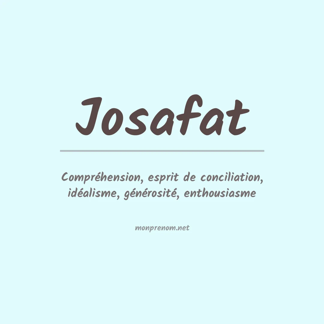 Prénom Josafat