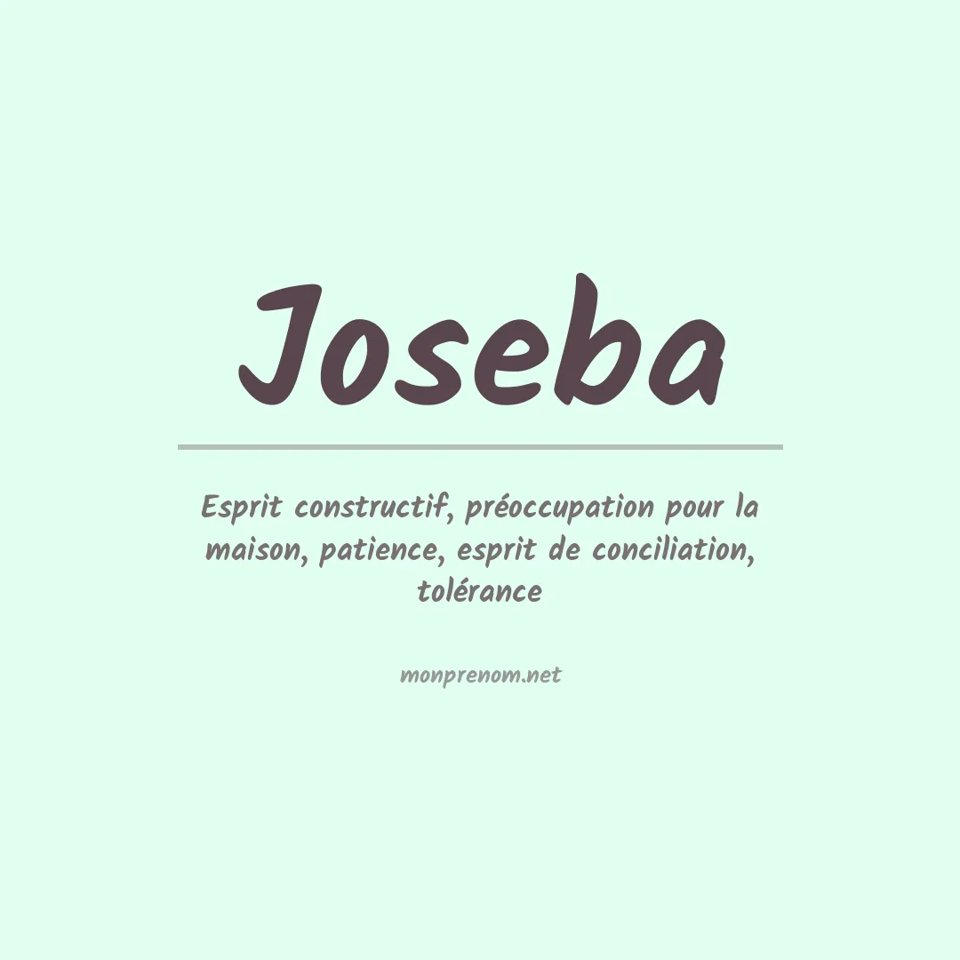 Signification du prénom Joseba
