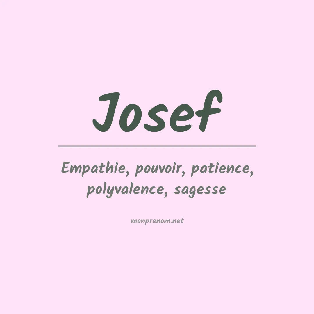 Prénom Josef