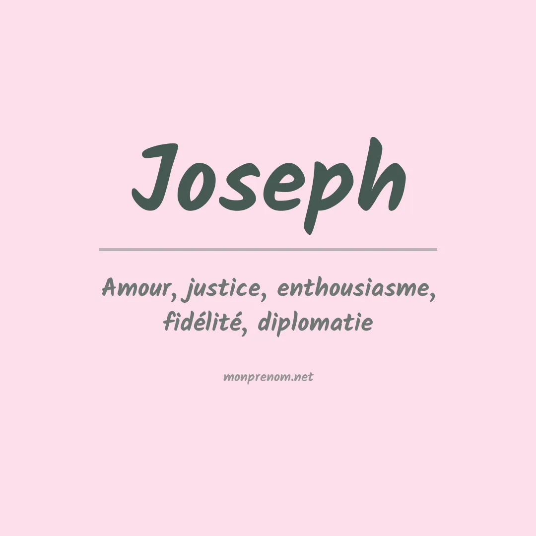Prénom Joseph