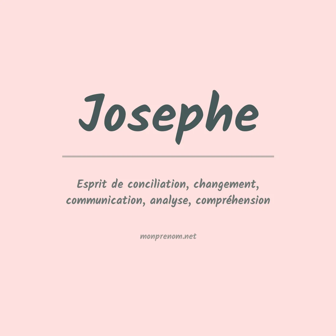 Prénom Josephe