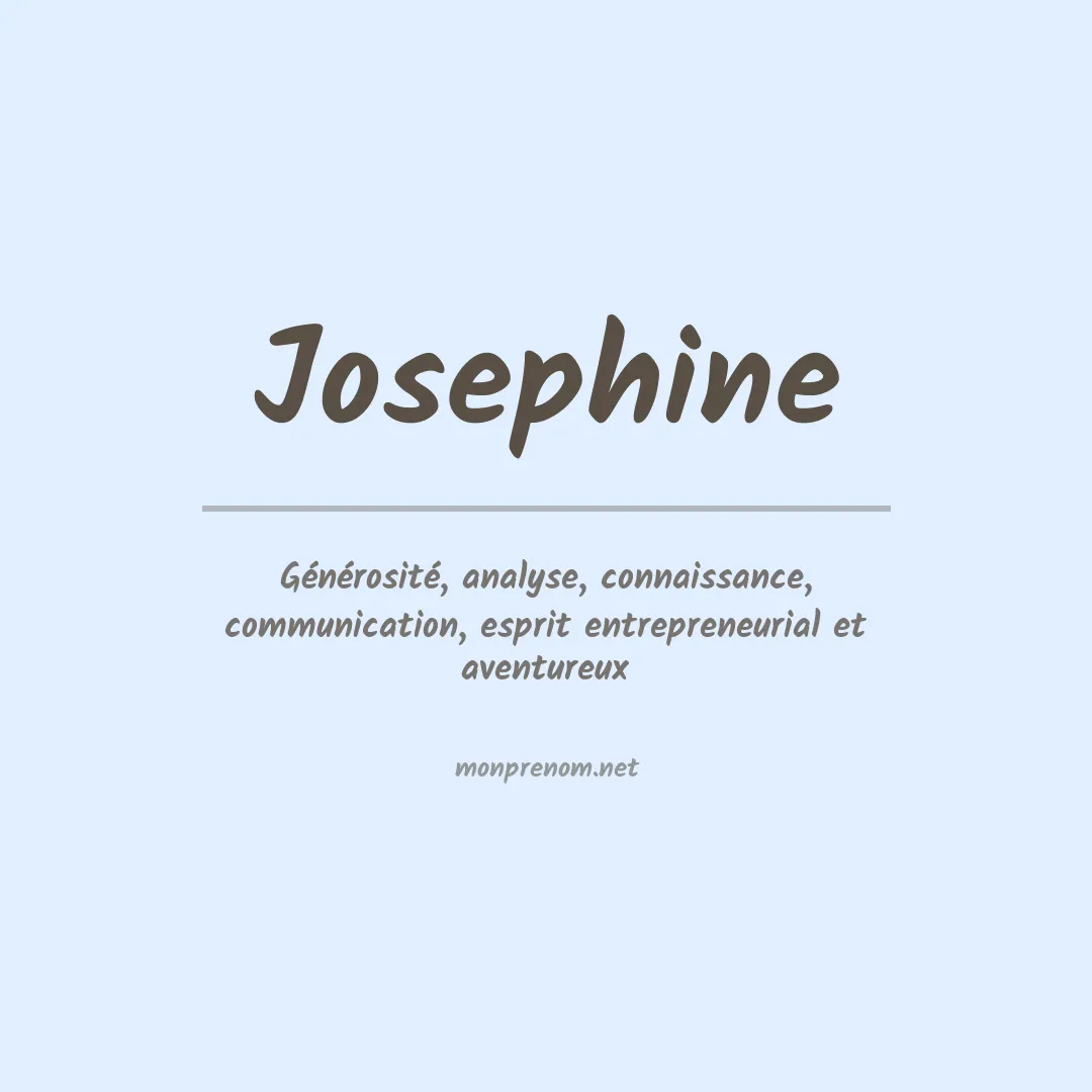 Prénom Josephine