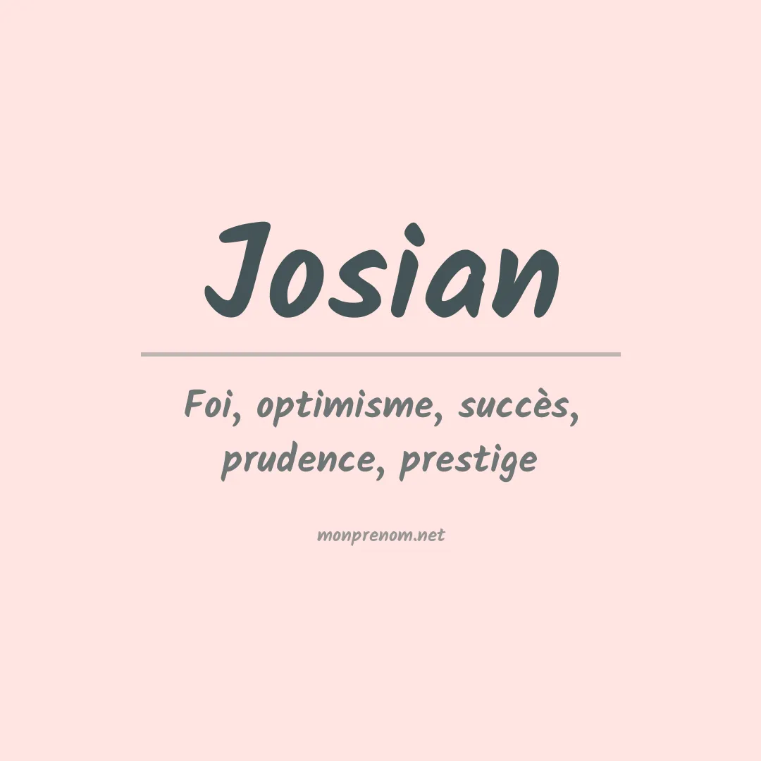 Prénom Josian