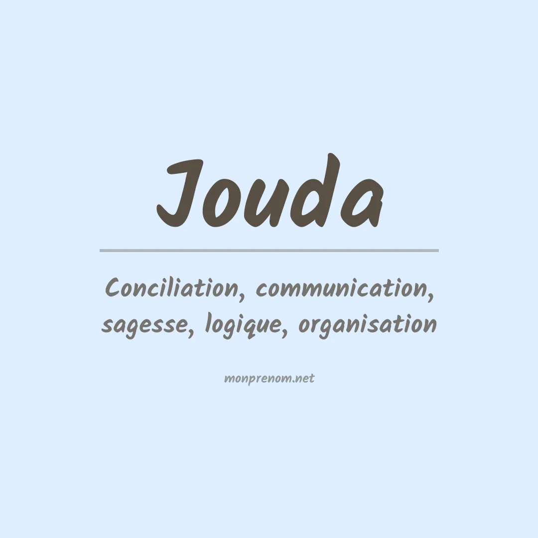 Signification du prénom Jouda