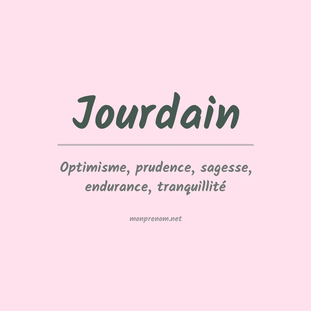 Prénom Jourdain