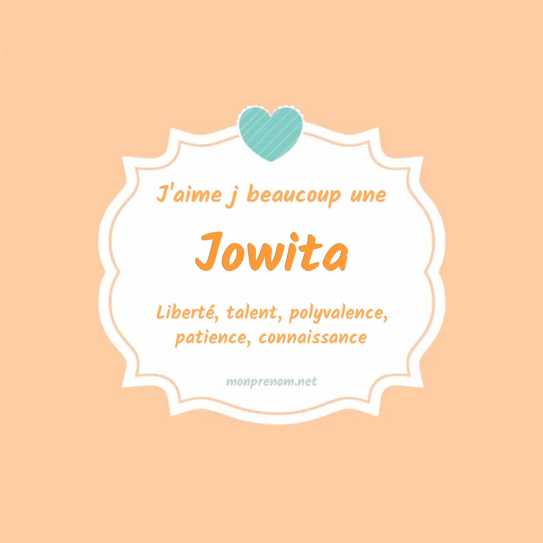 J'aime beaucoup Jowita