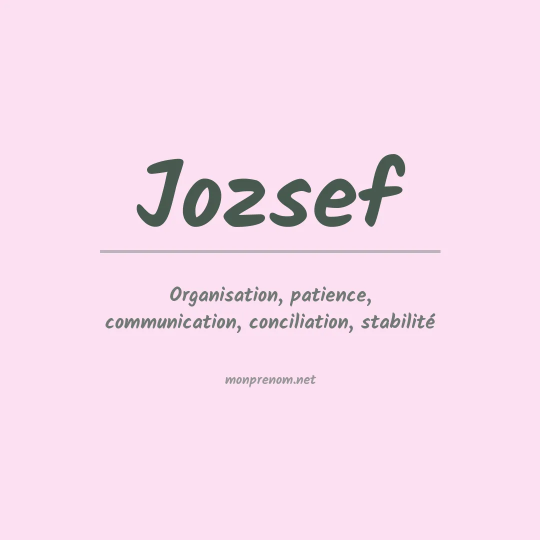 Prénom Jozsef