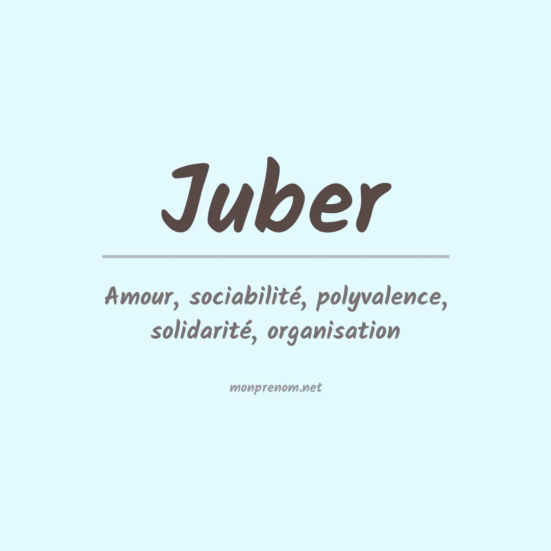 Prénom Juber