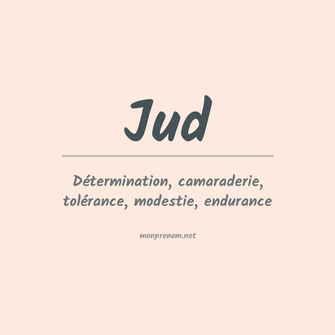 Prénom Jud