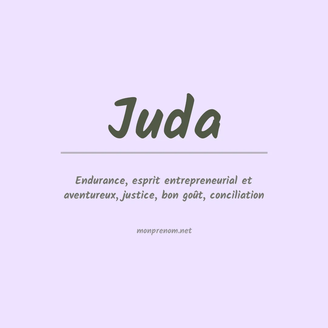Prénom Juda