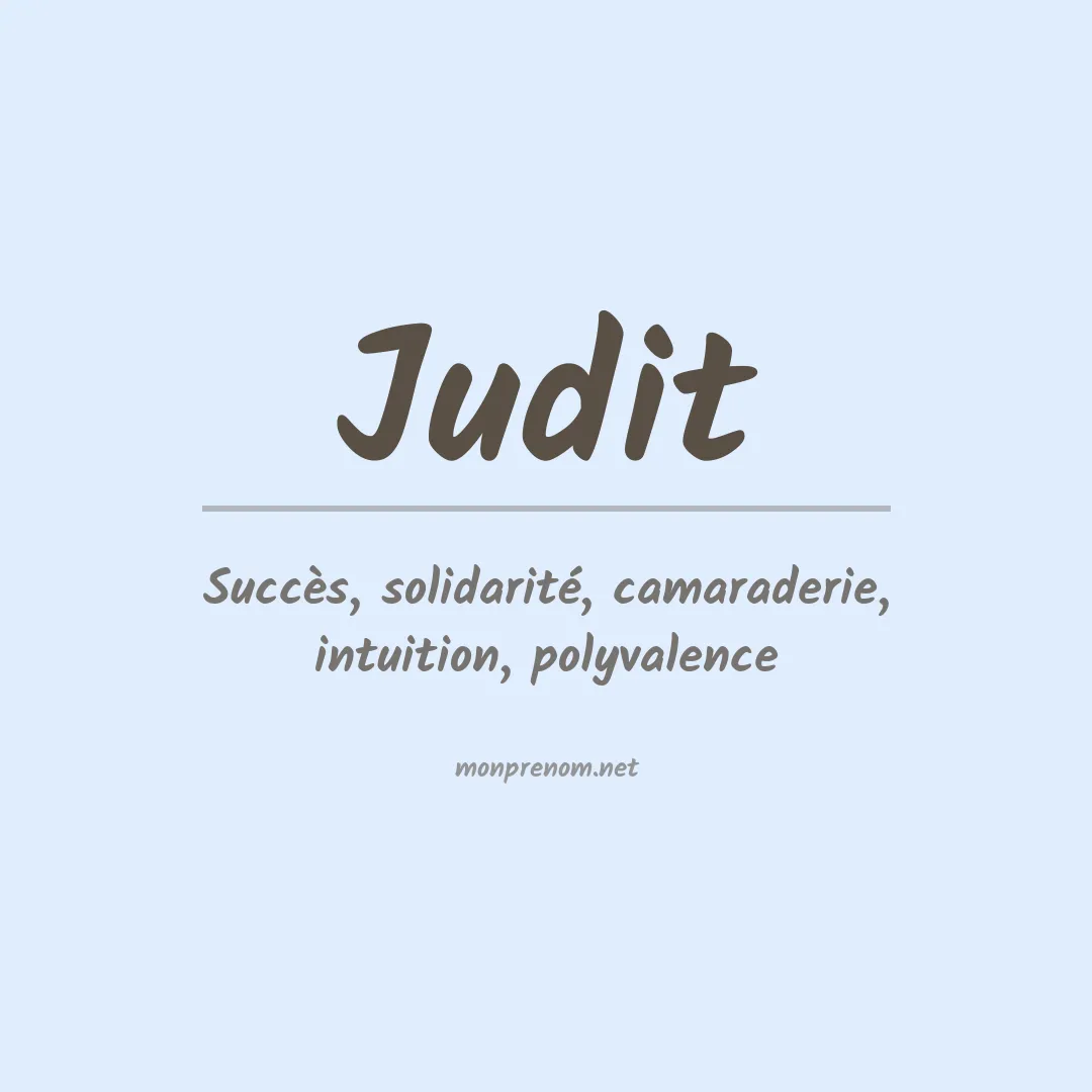 Prénom Judit