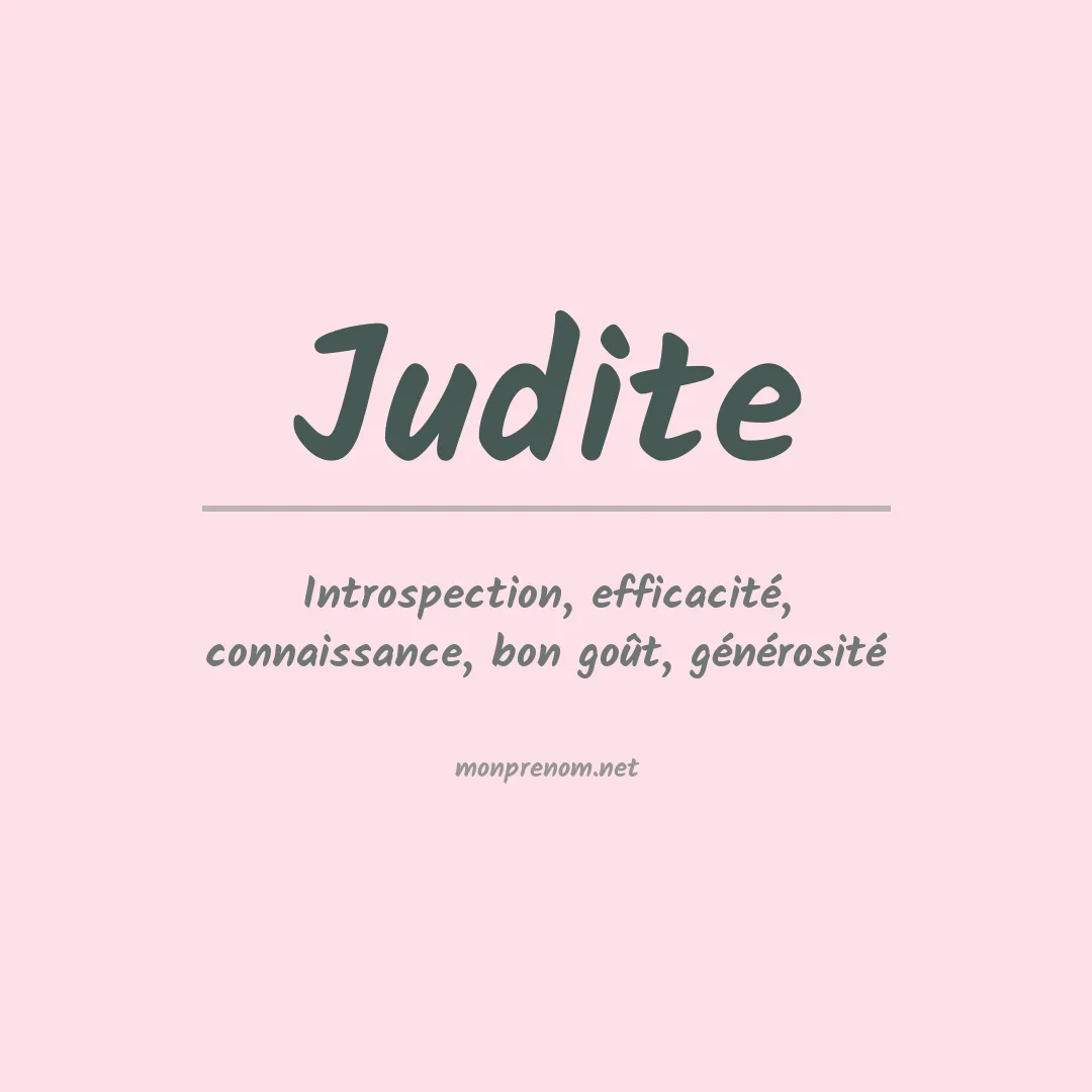 Prénom Judite