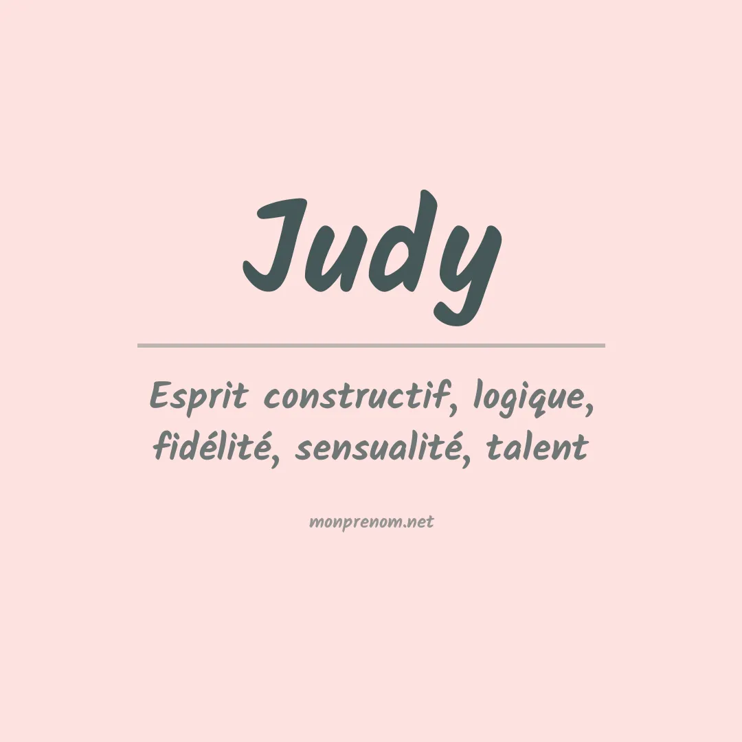 Prénom Judy
