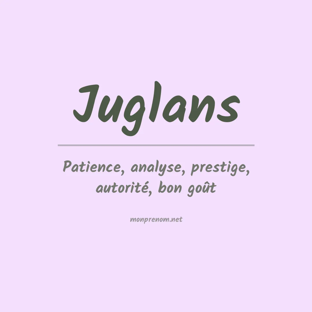 Prénom Juglans