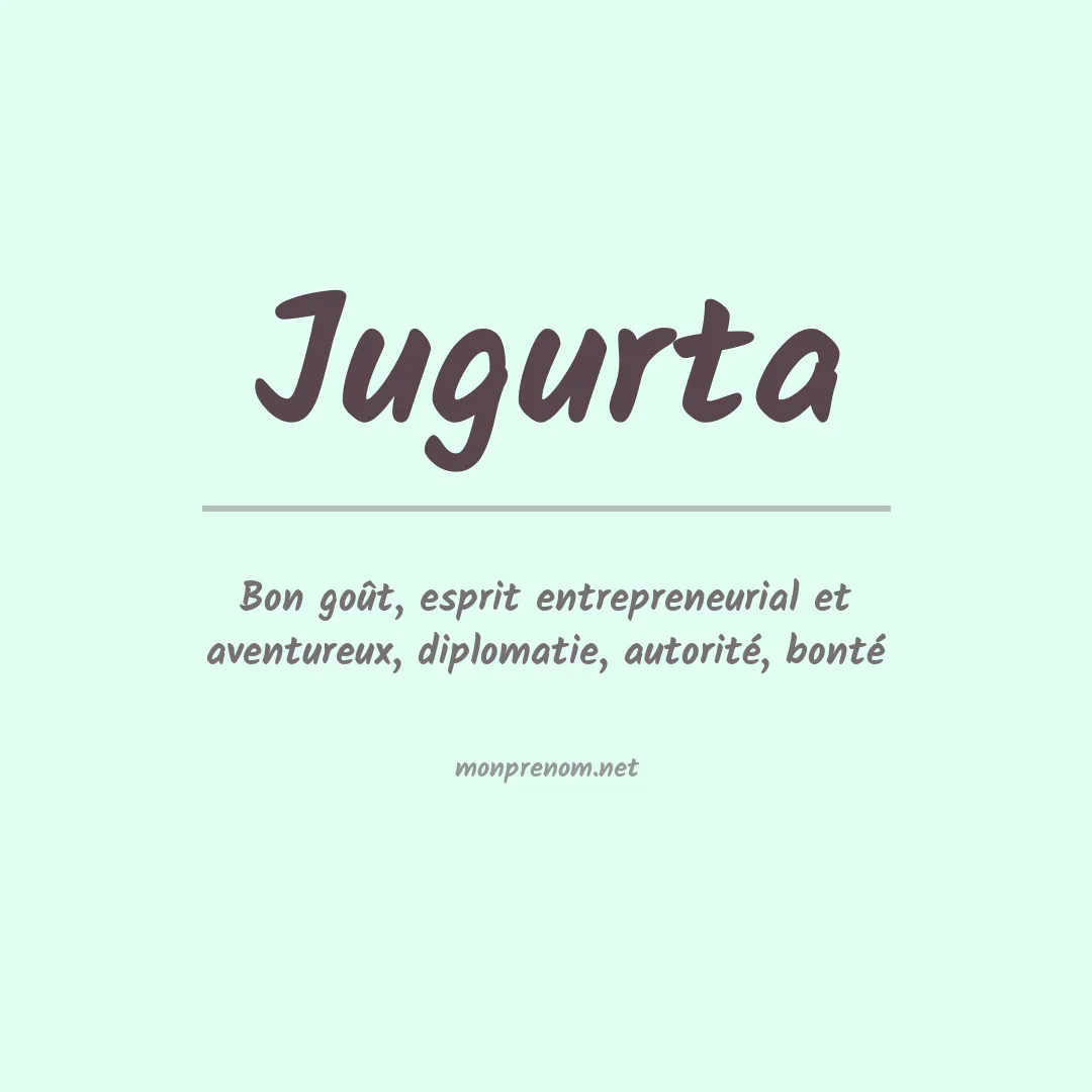 Prénom Jugurta