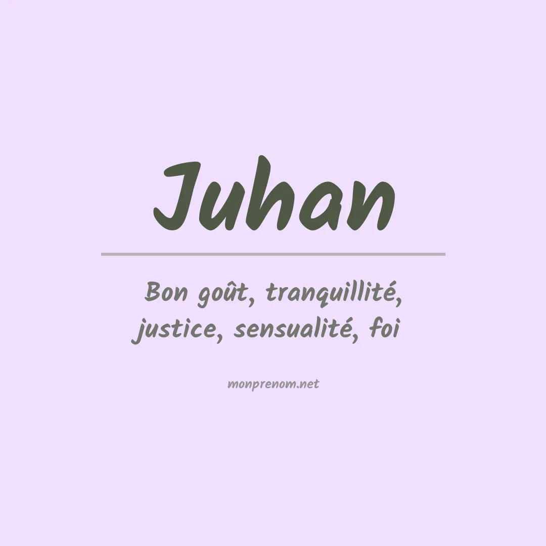 Prénom Juhan
