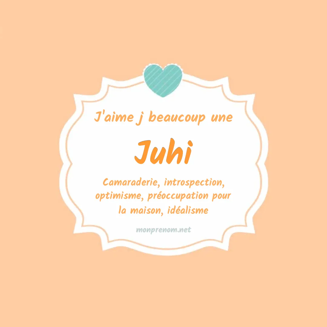 J'aime beaucoup Juhi