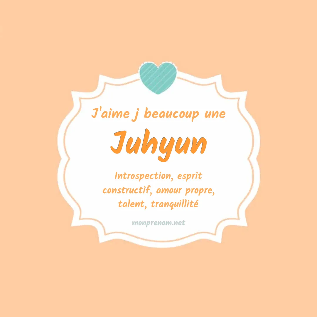 J'aime beaucoup Juhyun