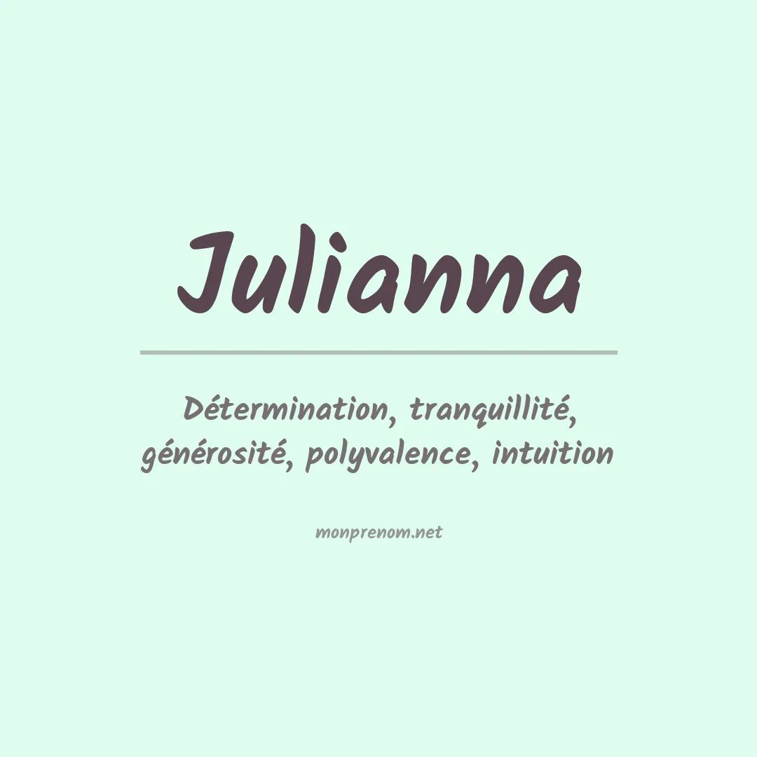 Prénom Julianna