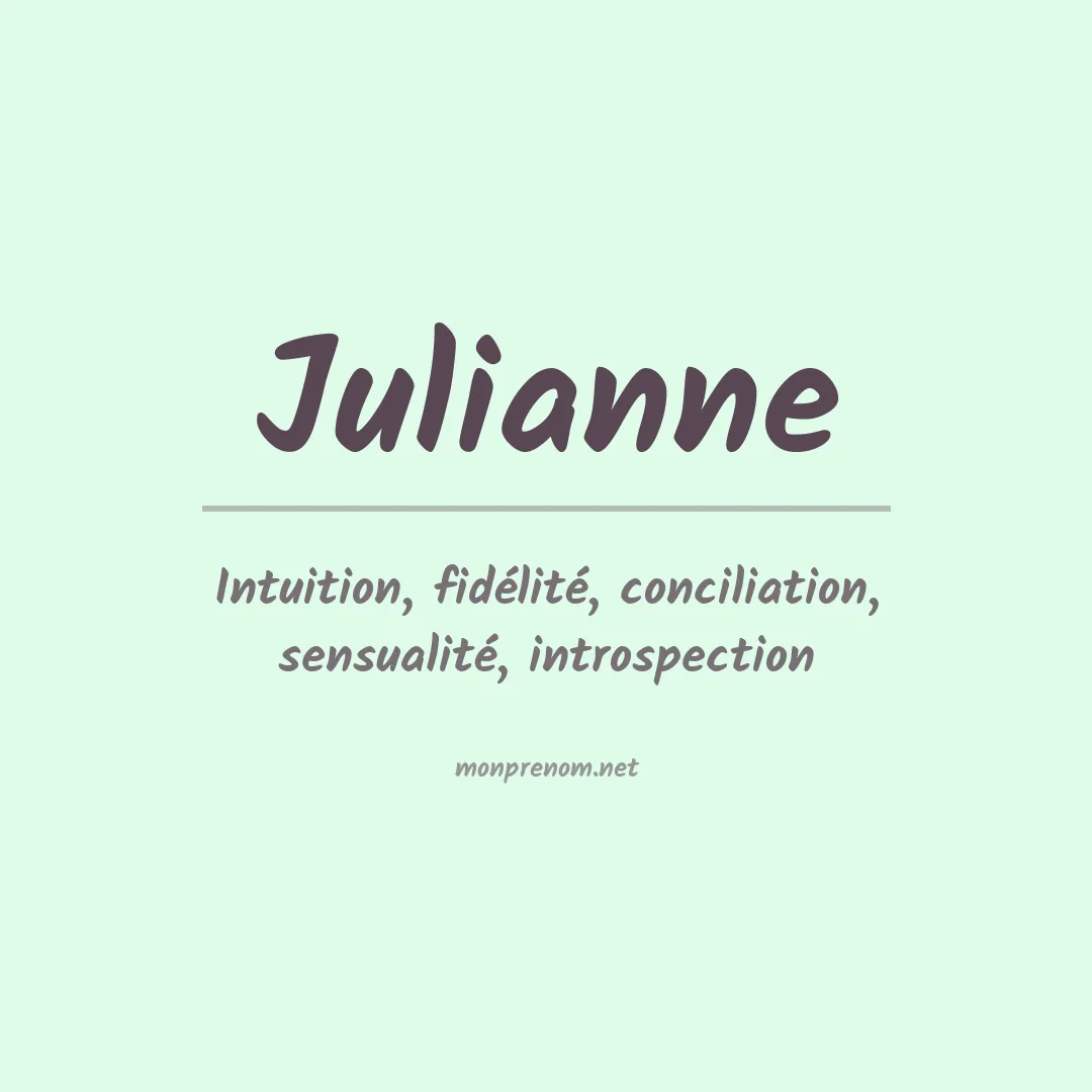 Prénom Julianne