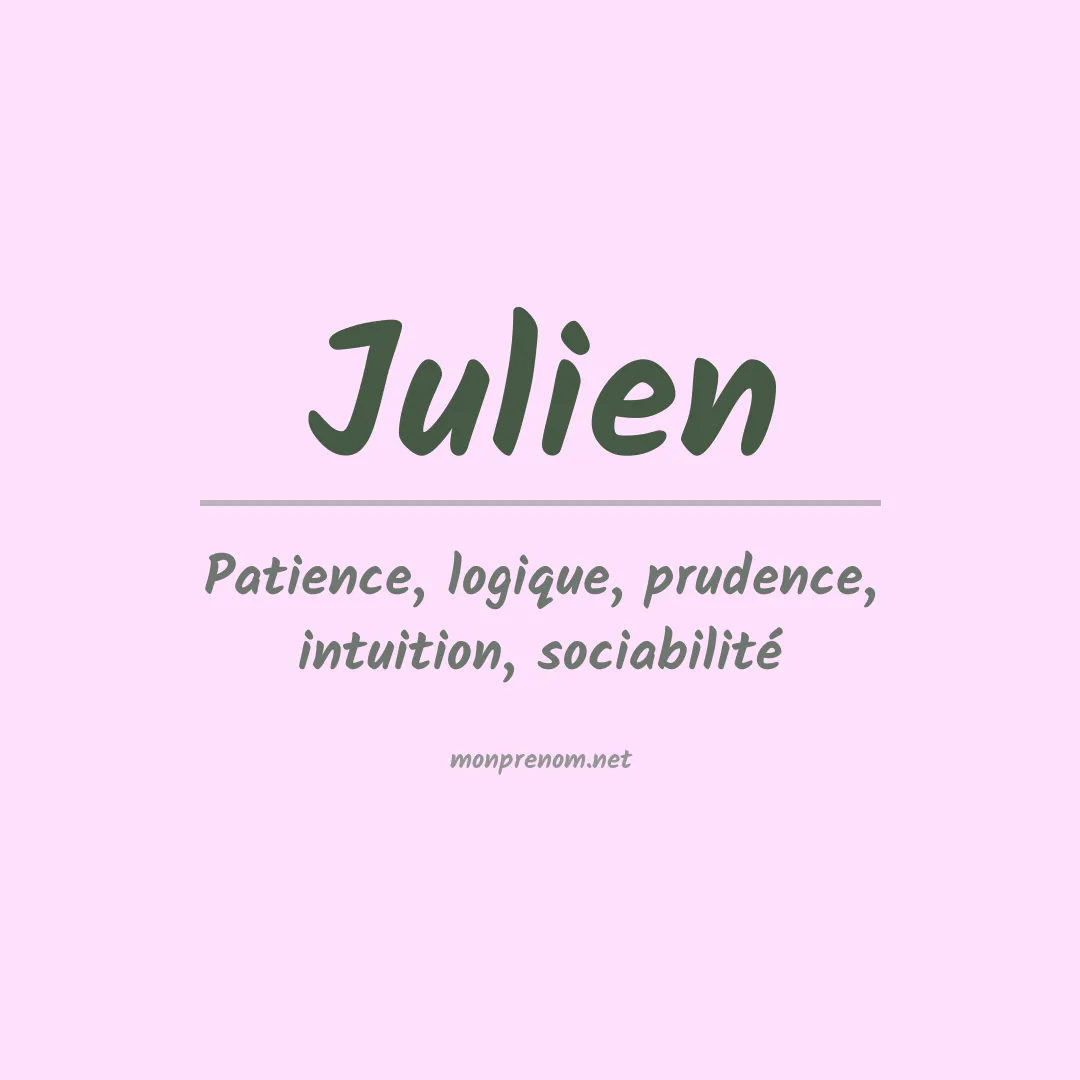 Prénom Julien