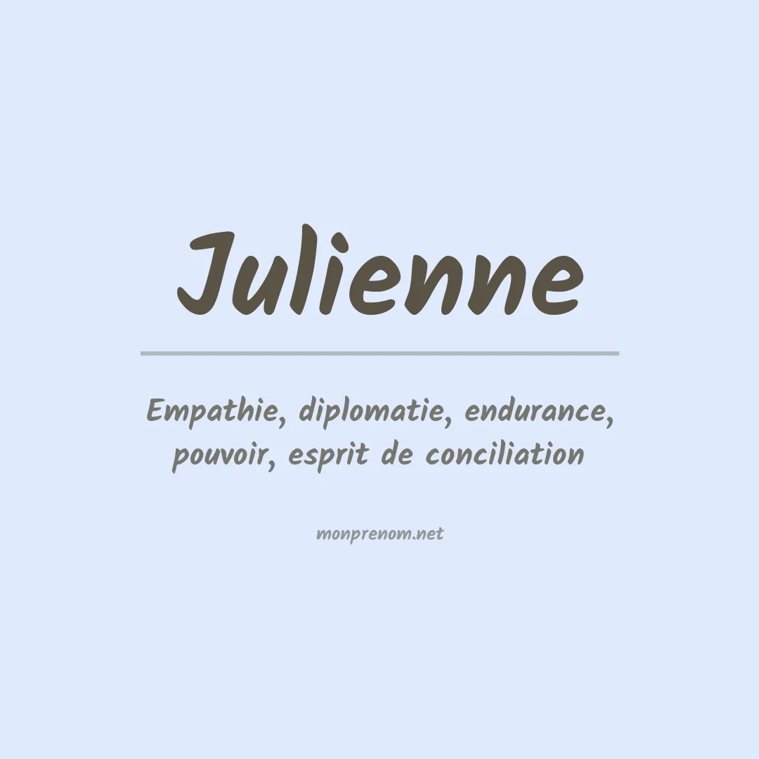 Prénom Julienne
