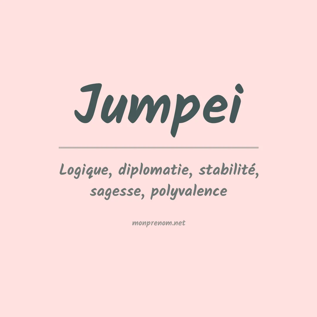 Signification du prénom Jumpei