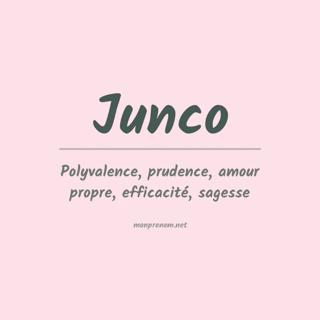 Prénom Junco
