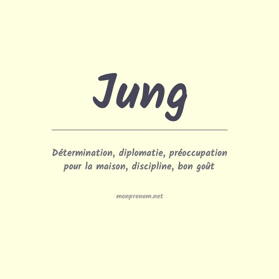 Prénom Jung