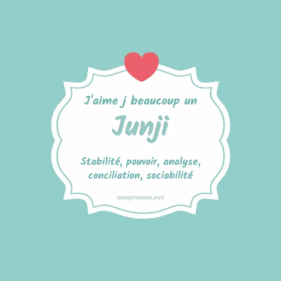 J'aime beaucoup Junji