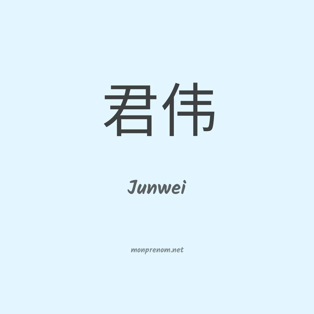 Junwei en chinois