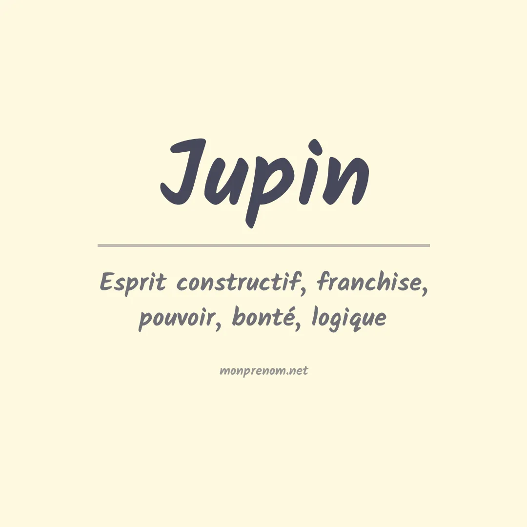 Prénom Jupin