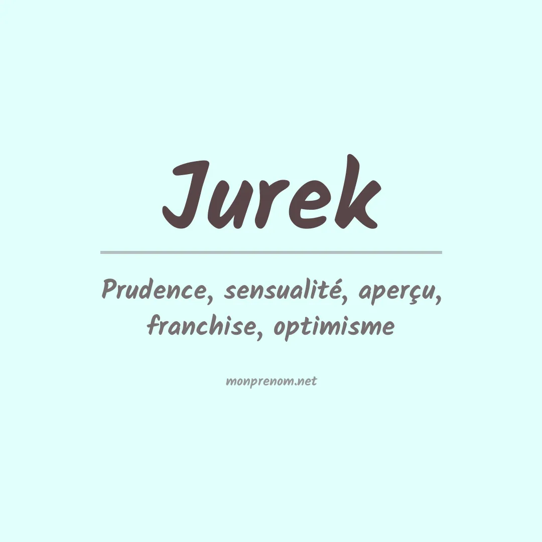 Prénom Jurek